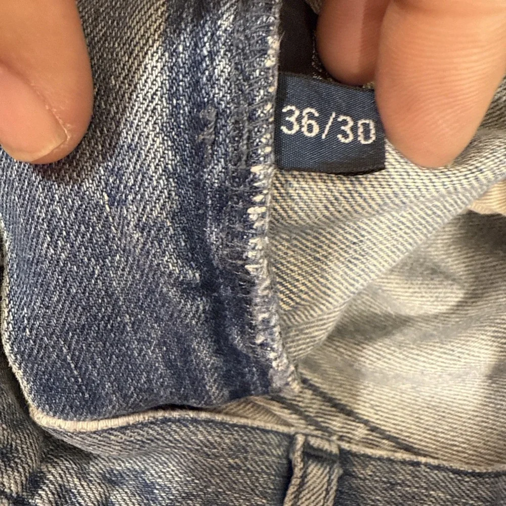 JEANS STRAIGHT Polo Ralph Lauren Men's 36x30 Blue Hampton Relaxed Leg Denim